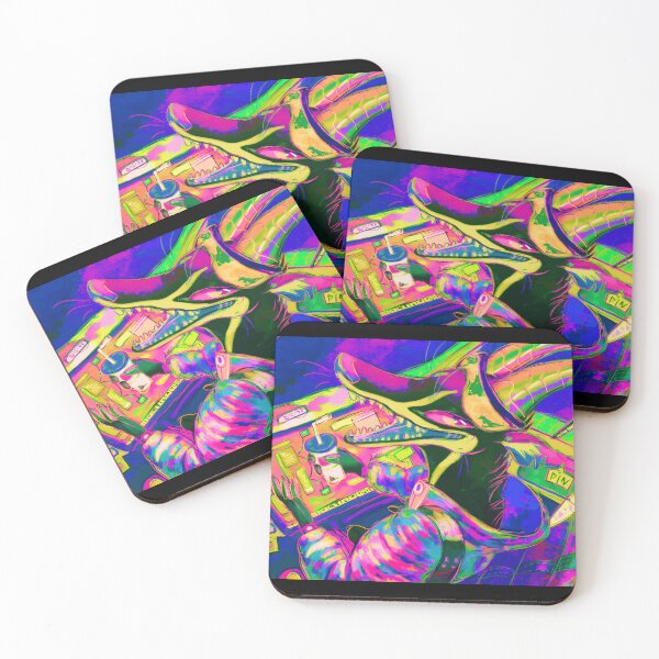 Item preview, Vibrant Cosmic Fox Control Room designed and sold by elijbclaude.