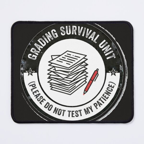 Item preview, Grading Survival Unit - Please Do Not Test My Patience Funny Teacher Sticker designed and sold by IbericoStudio.