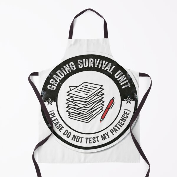 Item preview, Grading Survival Unit - Please Do Not Test My Patience Funny Teacher Sticker designed and sold by IbericoStudio.