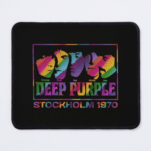 Item preview, Deep Purple Stockholm 1970 Psychedelic Design designed and sold by Cut-out-idols.