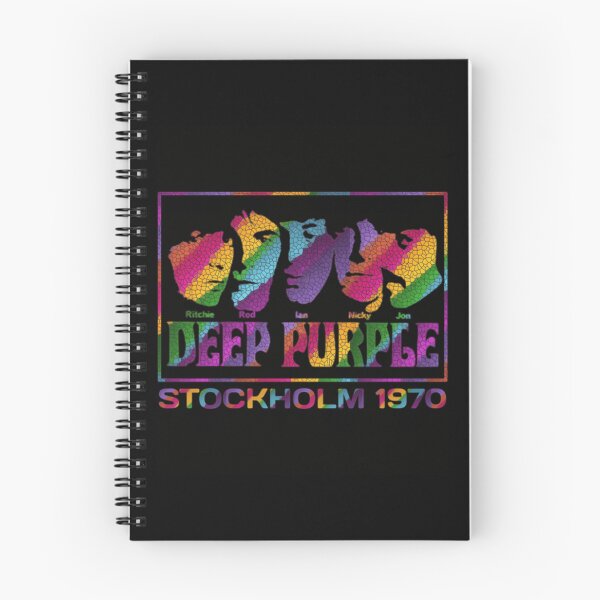 Item preview, Deep Purple Stockholm 1970 Psychedelic Design designed and sold by Cut-out-idols.