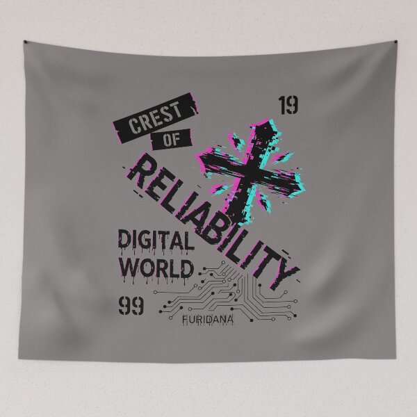 Aperçu de l'œuvre Emblème de fiabilité 1999 Digital World - 32 créée et vendue par SaschaZhou.