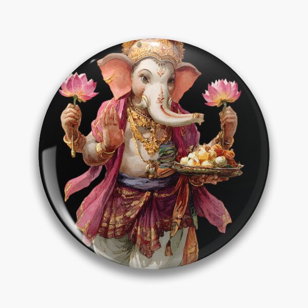 Item preview, Lord Ganesha Lotus designed and sold by Instant Printing.