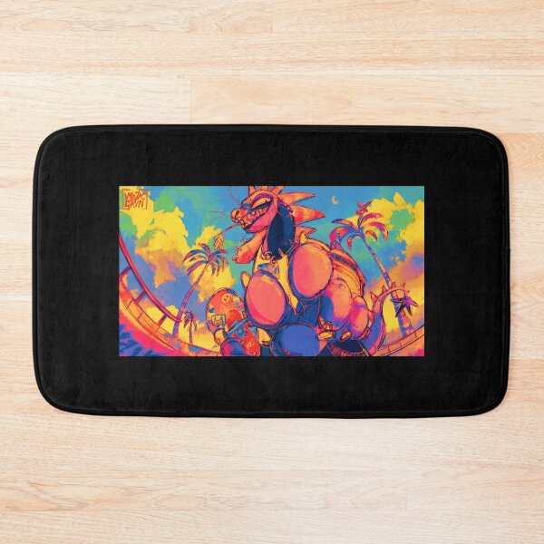 Item preview, Vibrant Cartoon Dinosaur with Skateboards designed and sold by elijbclaude.