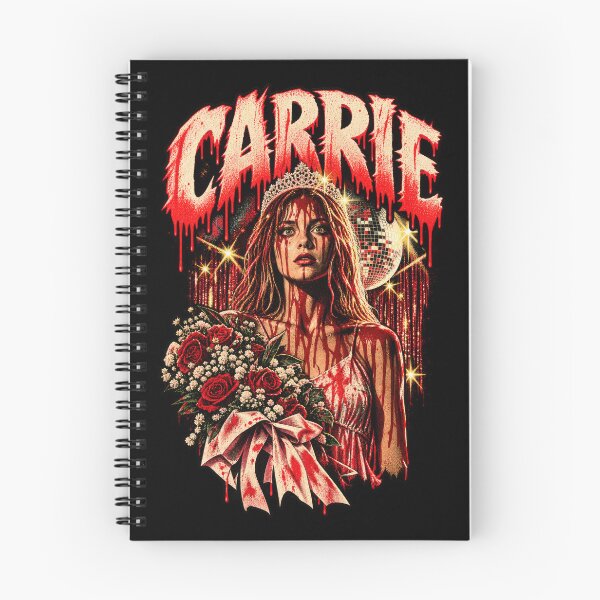 Item preview, Carrie Vintage Horror Poster | Blood Soaked Prom Queen | Stephen King Horror Movie Art designed and sold by DopeyRobot.