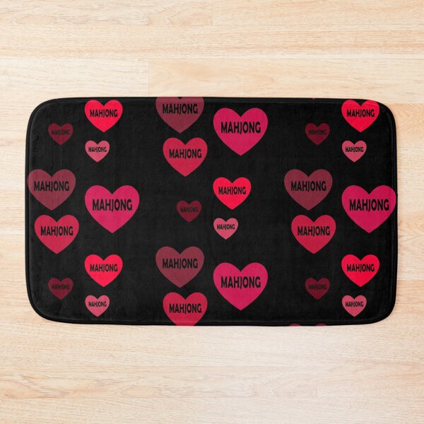 Item preview, Red Mahjong Hearts For Mahjong Lovers designed and sold by NinniSilver.