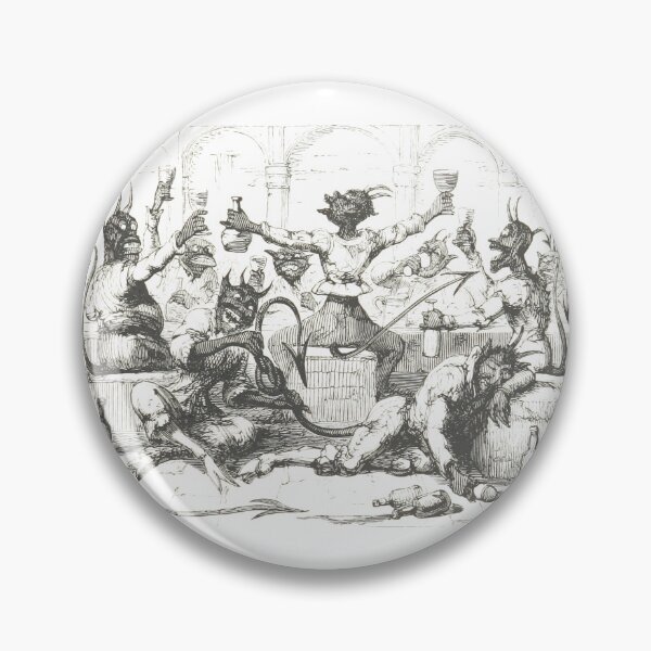 Item preview, Vintage Ingoldsby Legends Gothic Folklore Woodcut Plate 10 designed and sold by Antique Science Press.