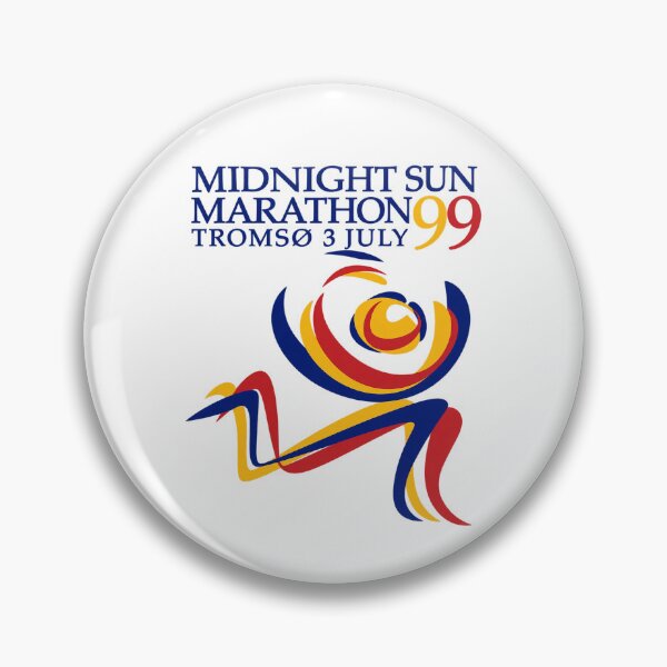 Item preview, Chase the Midnight Sun — Tromsø ’99 Retro Marathon designed and sold by bisha.