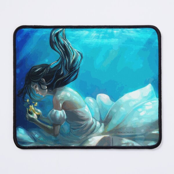 Item preview, Underwater Enchantress Holding a Glowing Potion designed and sold by IsidoreVannier.