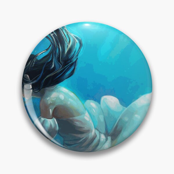 Item preview, Underwater Enchantress Holding a Glowing Potion designed and sold by IsidoreVannier.
