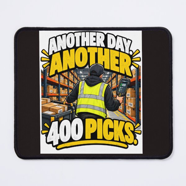 Item preview, Another Day Another 400 Picks – Funny Warehouse Worker Design designed and sold by KeeganDykes.