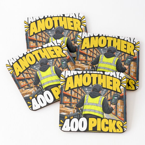 Item preview, Another Day Another 400 Picks – Funny Warehouse Worker Design designed and sold by KeeganDykes.