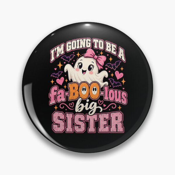 Item preview, Big Sister Halloween Announcement designed and sold by ROUX-ART.