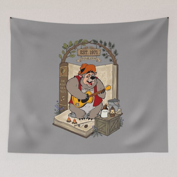 Item preview, Country Bear Playing Guitar Moonshine Jug-76 designed and sold by SergejPrivalov.