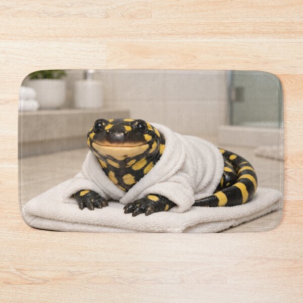 Item preview, Cozy Bathrobe Tiger Salamander designed and sold by Sillytoe.