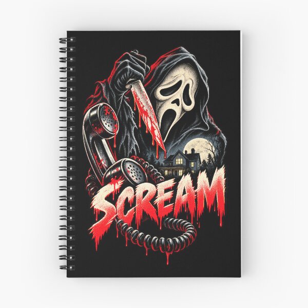 Item preview, Scream Ghostface Vintage Horror Poster | 1990s Slasher Movie | Classic Ghostface Horror Art designed and sold by DopeyRobot.