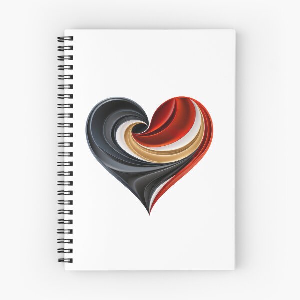 Item preview, Red and black heart logo designed and sold by MiraCleAI.