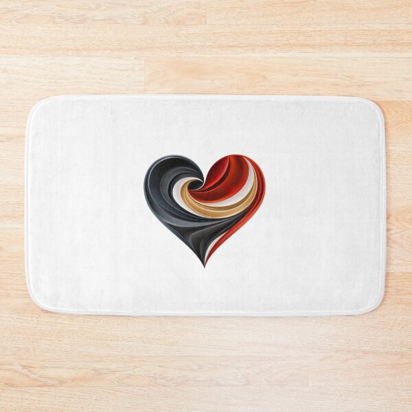 Item preview, Logotipo de corazón rojo y negro designed and sold by MiraCleAI.