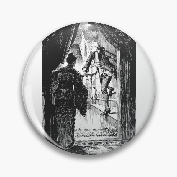 Item preview, Vintage The Shadow on the Blind Ghost Story Art Plate 6 designed and sold by Antique Science Press.