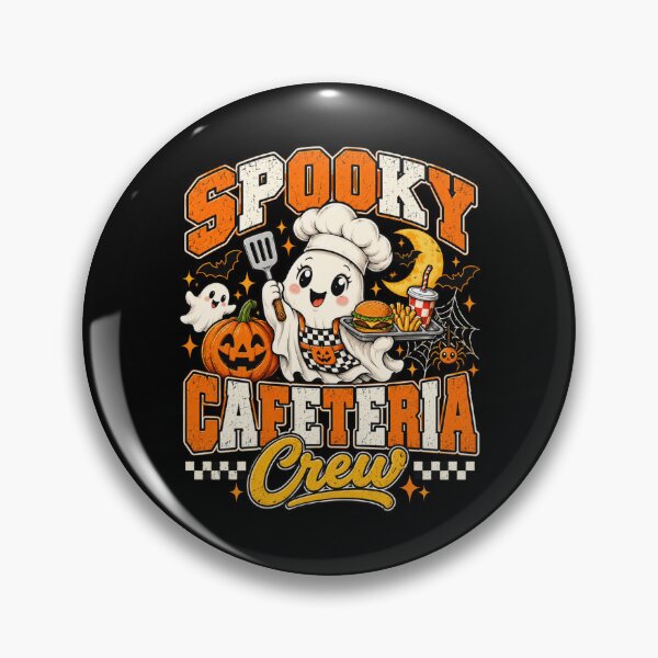 Item preview, Spooky Cafeteria Crew Halloween designed and sold by ROUX-ART.