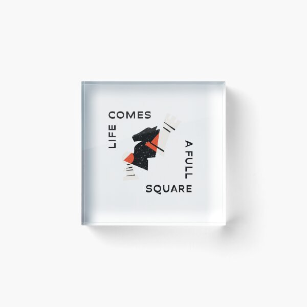 Item preview, Life Comes a Full Square – Chess Player designed and sold by trentbite.
