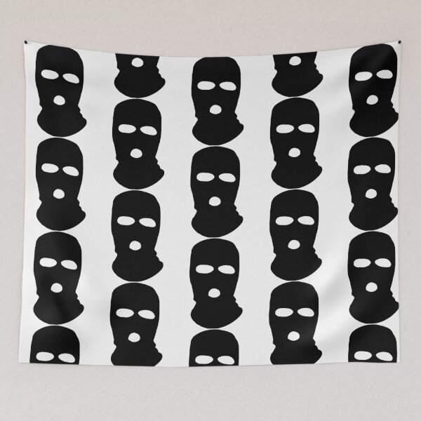 Item preview, Black Balaclava Silhouette designed and sold by jules-goble.