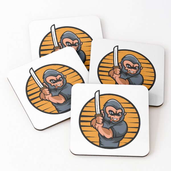 Item preview, Cool Monkey Samurai With Catana designed and sold by jules-goble.