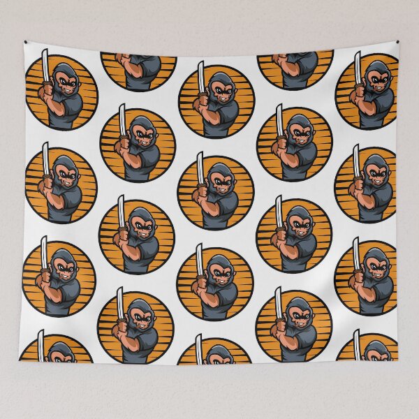Item preview, Cool Monkey Samurai With Catana designed and sold by jules-goble.