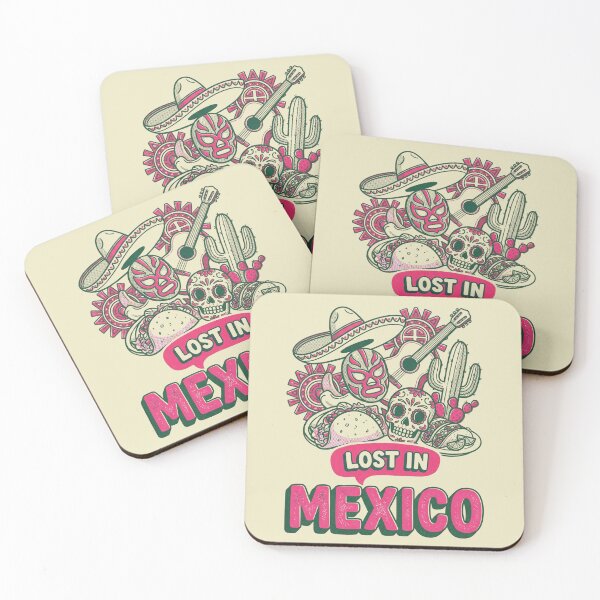 Item preview, Lost In Mexico Retro Comic Doodle Folk Art designed and sold by Ada’s Mystic Atelier .