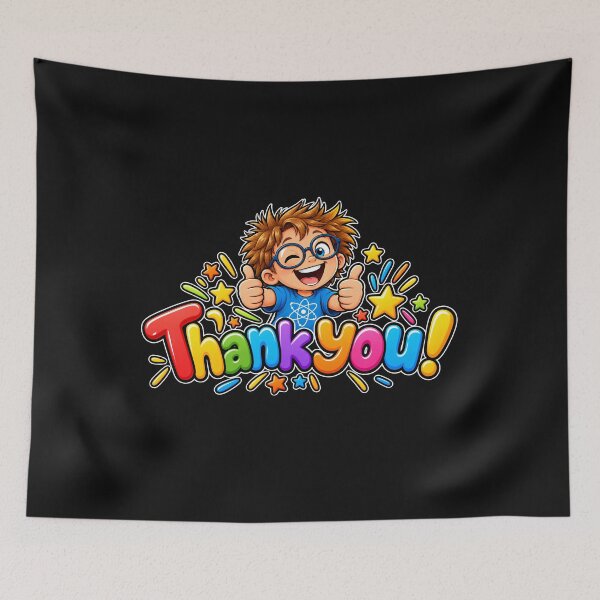 Item preview, Thank You! Child Genius – Funny Kids Genius Cartoon designed and sold by Genius Geek.