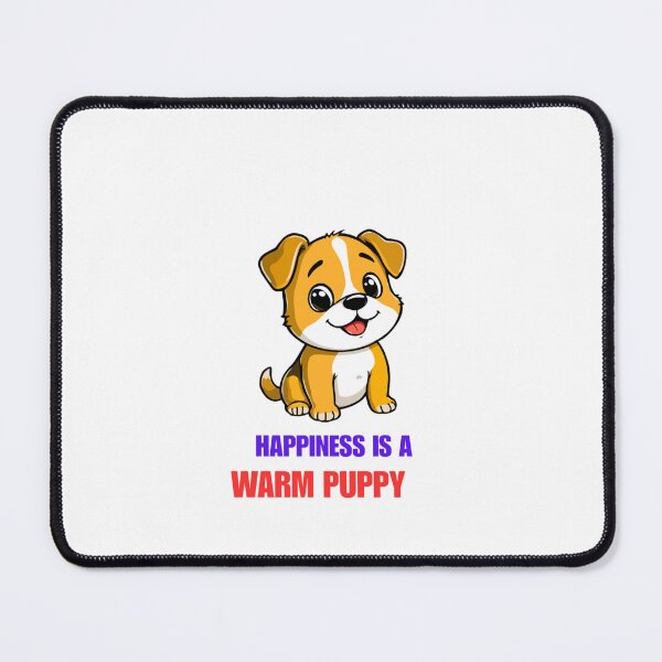 Item preview, Happiness is a Warm Puppy - Cute Dog Lover Design designed and sold by walbayzon.