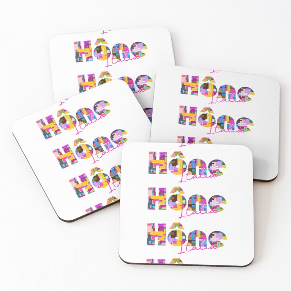 Item preview, Hône, Valle d'Aosta, Italy, Italia, colorful typography design for travellers designed and sold by Wanderful-roads.