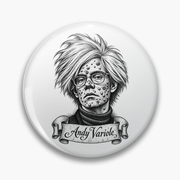 Item preview, Andy Smallpox – Vintage Pop Art Parody designed and sold by MilkGraphX.