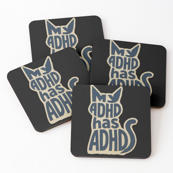 Item preview, My ADHD has ADHD Funny ADHD Cat designed and sold by T-version.