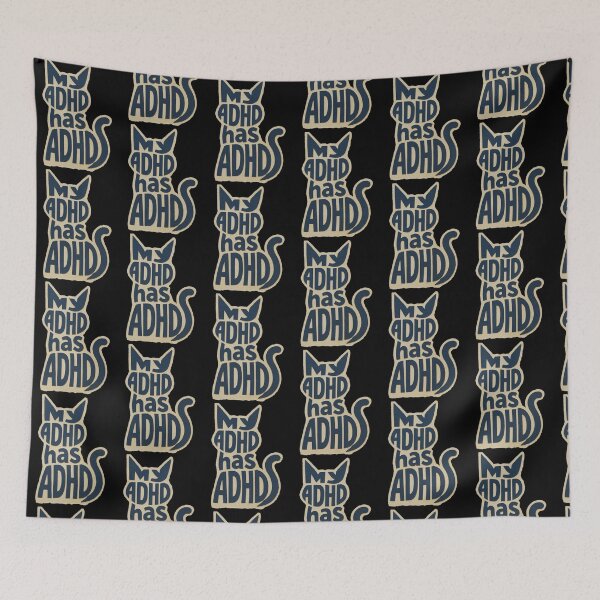 Item preview, My ADHD has ADHD Funny ADHD Cat designed and sold by T-version.