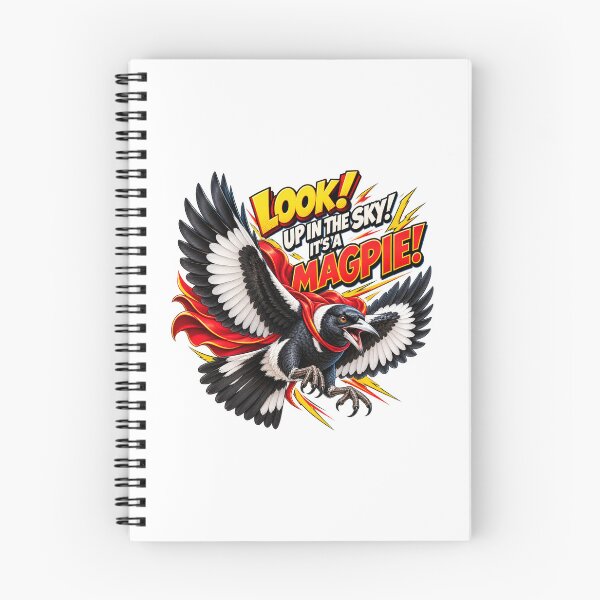 Item preview, LOOK! UP IN THE SKY! IT'S A MAGPIE! designed and sold by chiakh.