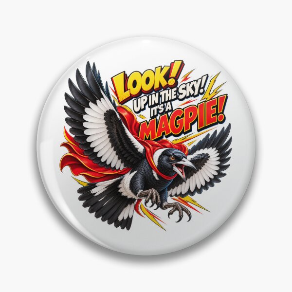 Item preview, LOOK! UP IN THE SKY! IT'S A MAGPIE! designed and sold by chiakh.
