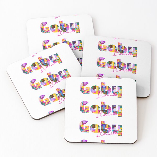 Item preview, Gaby, Valle d'Aosta, Italy, Italia, colorful typography design for travellers designed and sold by Wanderful-roads.