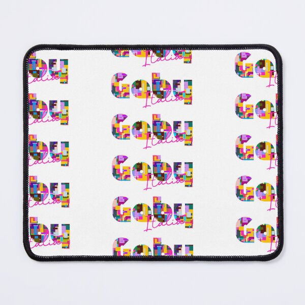 Item preview, Gaby, Valle d'Aosta, Italy, Italia, colorful typography design for travellers designed and sold by Wanderful-roads.