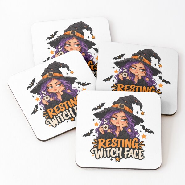 Item preview, Resting Witch Face Halloween Shirt designed and sold by Pixanova.