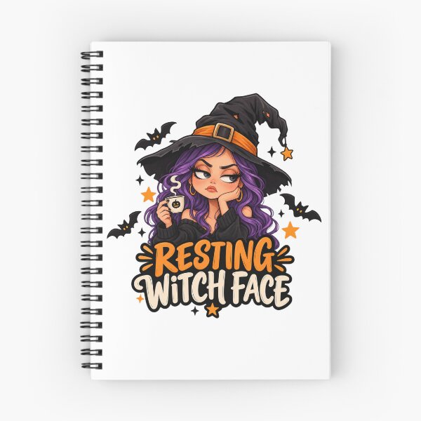 Item preview, Resting Witch Face Halloween Shirt designed and sold by Pixanova.