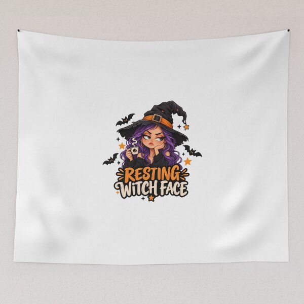 Item preview, Resting Witch Face Halloween Shirt designed and sold by Pixanova.