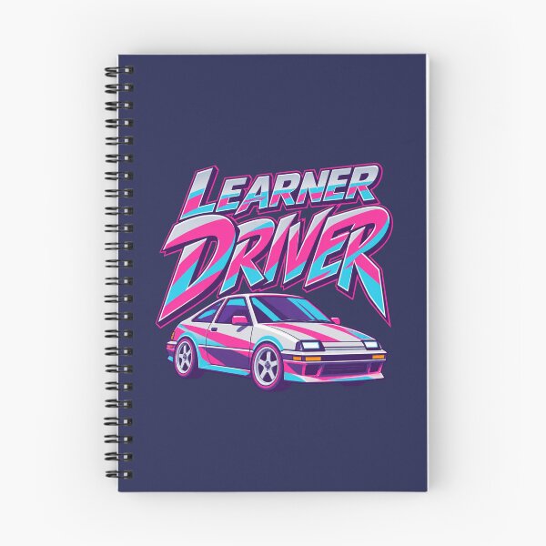 Item preview, Learner Driver Retro Car designed and sold by PunchDrop.