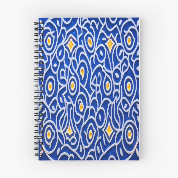 Item preview,  Luxury Mediterranean Eagle Crest - Blue and Gold Greek Maze Pattern designed and sold by Breezes-of-Ida.