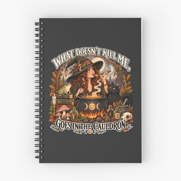 Item preview, What doesn't kill me, goes in the cauldron designed and sold by Mission Ready.