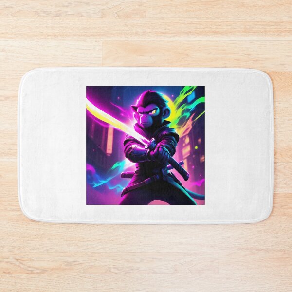 Item preview, Cyberpunk Ninja Monkey With Katana designed and sold by jules-goble.