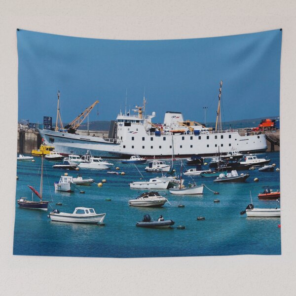 Item preview, Scillonian III St Mary's Harbour Isles of Scilly designed and sold by Terri Waters Photography & Design.