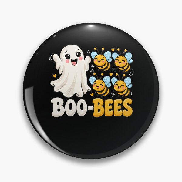 Item preview, Cute Boo-Bees Ghost and Bees designed and sold by ROUX-ART.
