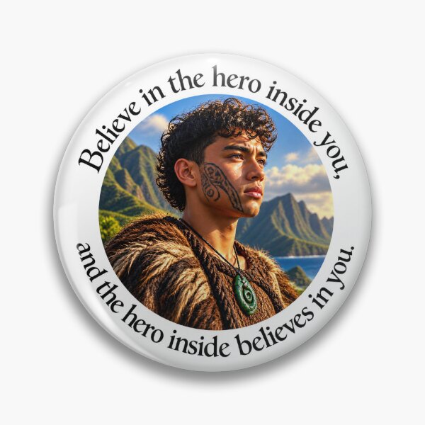 Item preview, Polynesian Empowerment Proverb - Believe in the hero inside you | Pacific Art designed and sold by ShakaLife.org.