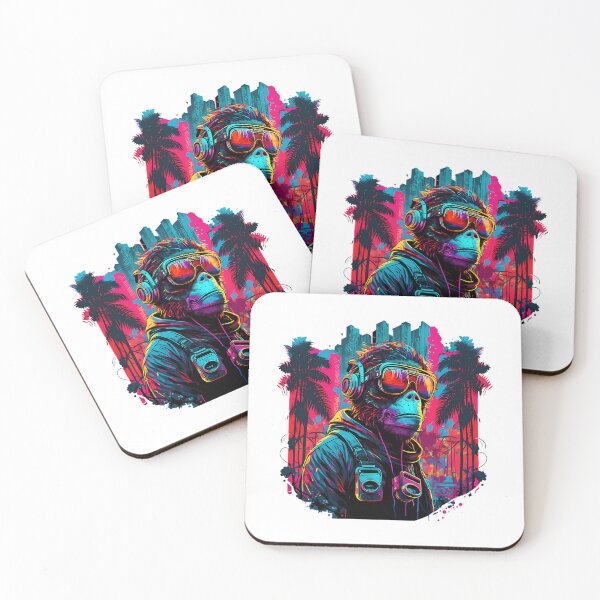 Item preview, Colorful Ninja Monkey Adventure designed and sold by jules-goble.